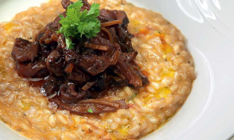 Рецепт ризотто с кукумарией