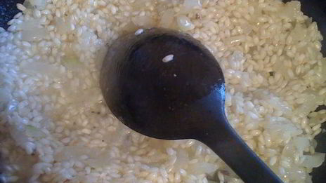 ризотто с куриными сердечками