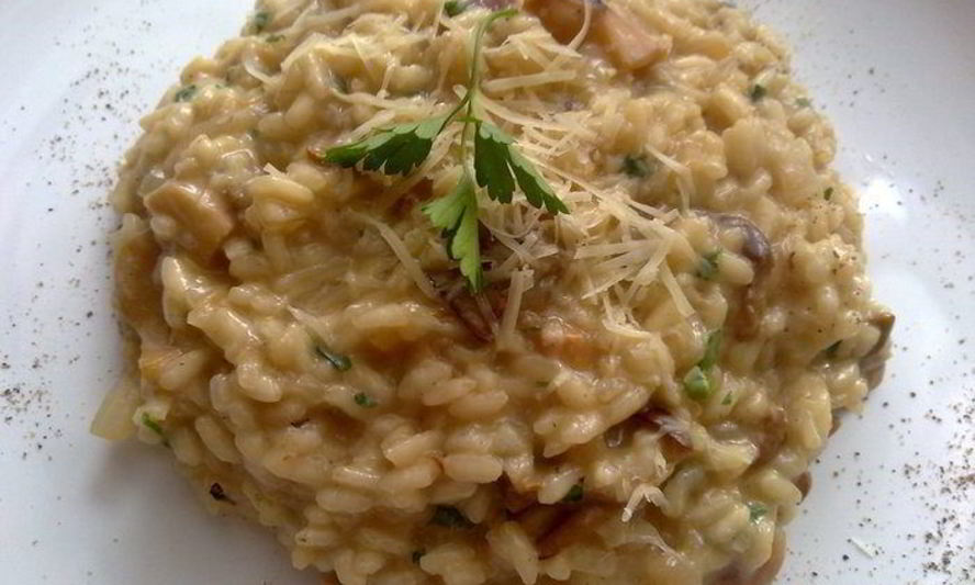 Рецепт ризотто с лесными грибами