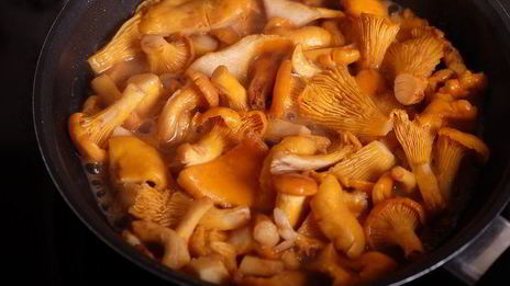 ризотто с лисичками