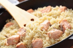 Ризотто с лососем