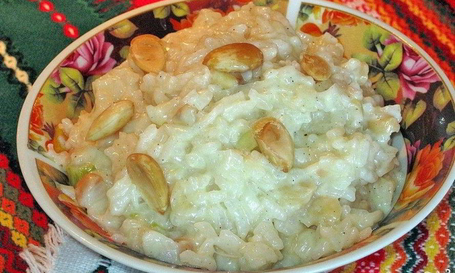 Рецепт ризотто с миндалем