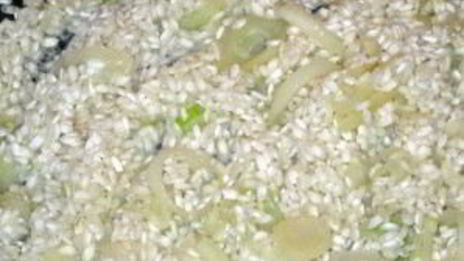 ризотто с миндалем