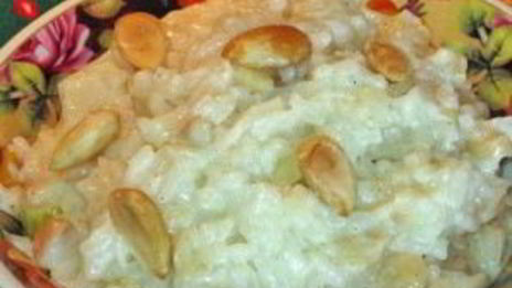 ризотто с миндалем