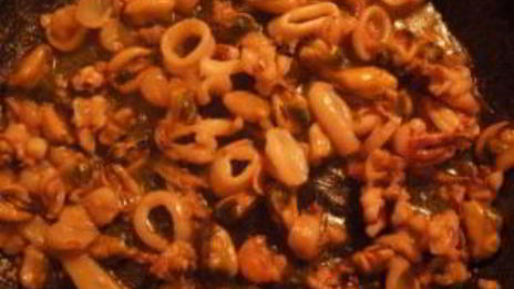 ризотто с морепродуктами в мультиварке