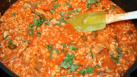 ризотто с морепродуктами