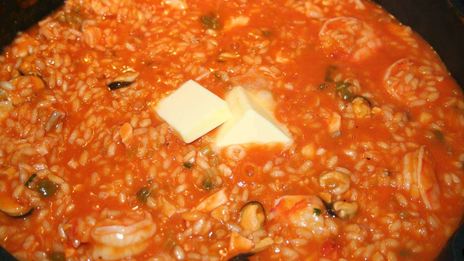 ризотто с морепродуктами