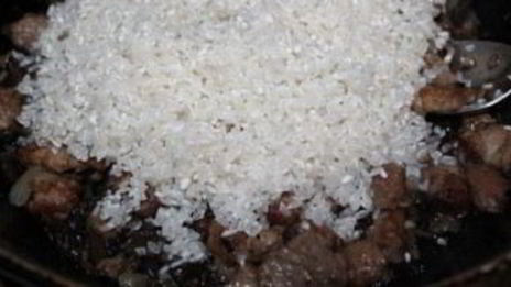 ризотто с мясом