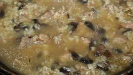 ризотто с мясом