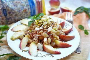 Ризотто с нектаринами