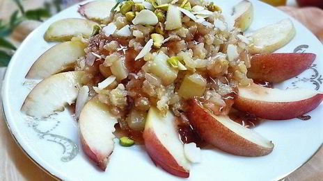 ризотто с нектаринами