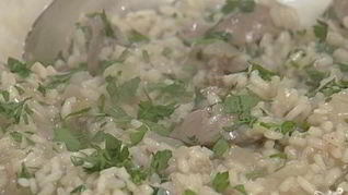 Ризотто с печенью