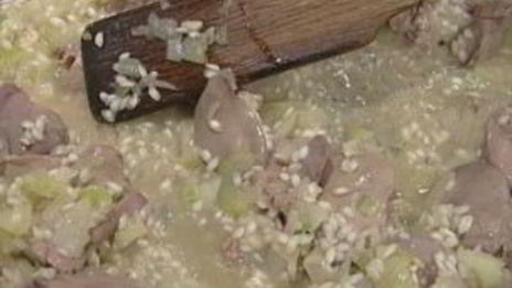 ризотто с печенью