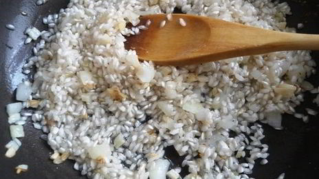 ризотто с петрушкой и фетой