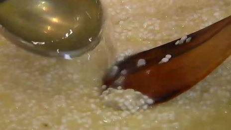 ризотто с раковыми шейками