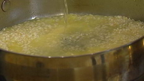 ризотто с семгой