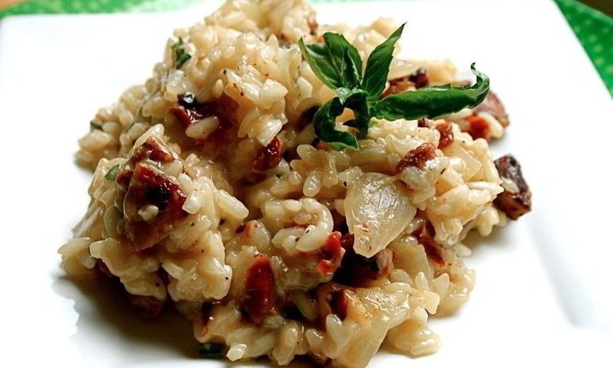 Рецепт ризотто с сосиской