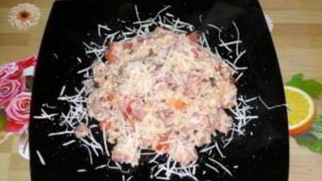 ризотто с ветчиной