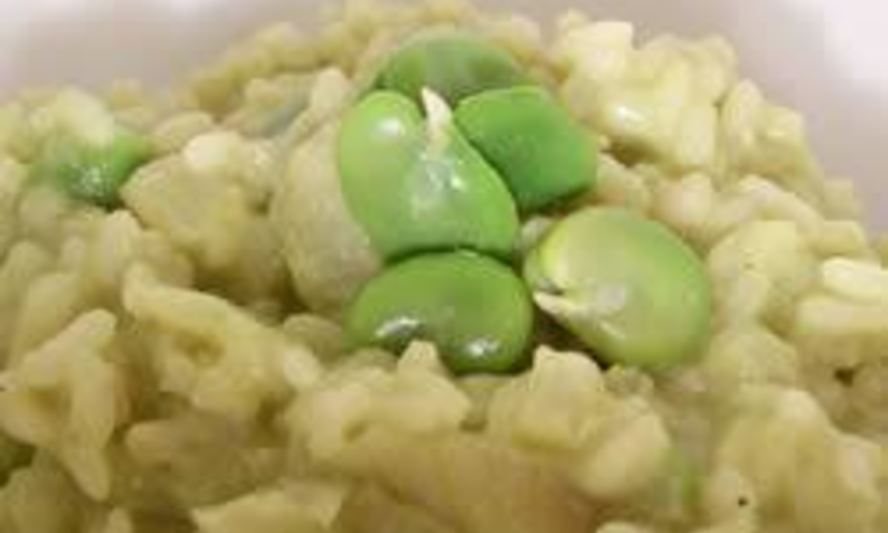 Рецепт ризотто с зелеными бобами