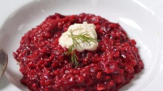 Свекольное ризотто