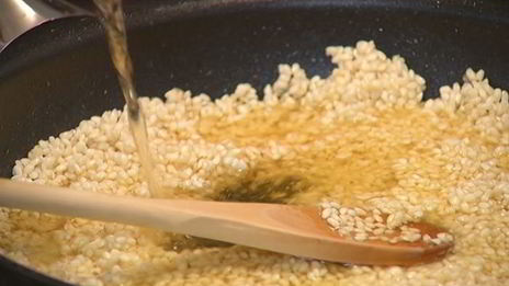 зеленое ризотто