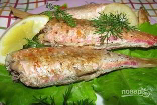 Барабулька в духовке