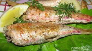 Барабулька в духовке