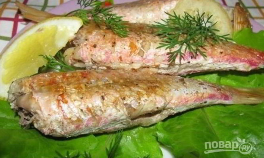 Рецепт барабулька в духовке