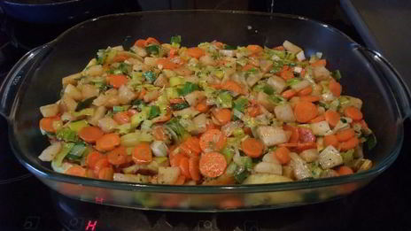 дорада в духовке запеченная с картофелем и овощами