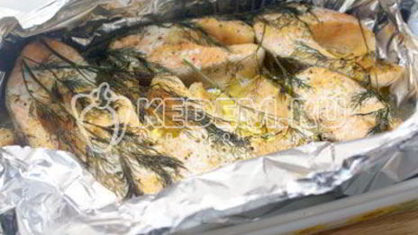 форель в духовке