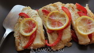 Камбала запеченная в духовке