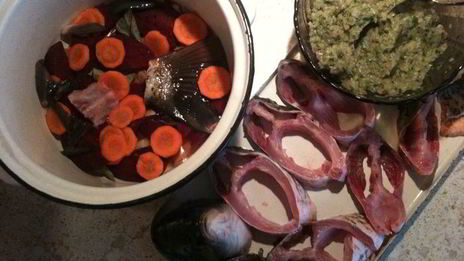 карп фаршированный заливной