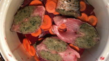 карп фаршированный заливной