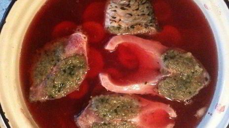 карп фаршированный заливной