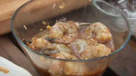 креветки гриль