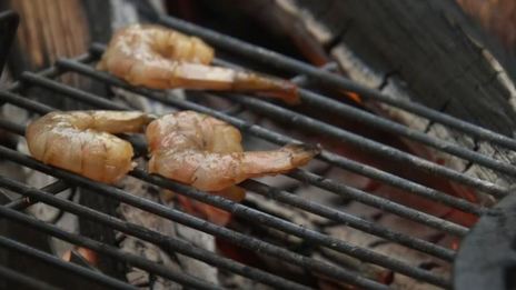 креветки гриль