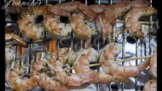 Креветки на гриле