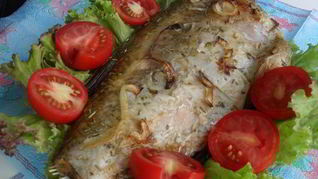 Лещ запеченный