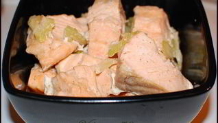 Лосось по-тайски в пароварке