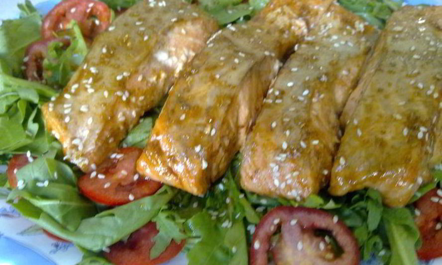 Рецепт лосось с кориандром