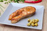 Лосось в медово-горчичном соусе