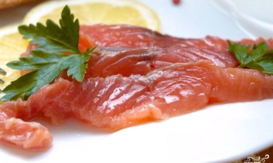 Рецепт малосольная горбуша