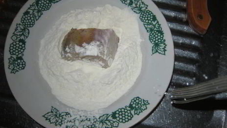 минтай с апельсиновым соком