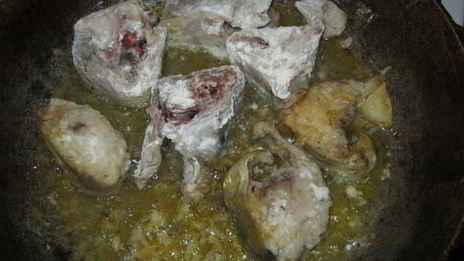 минтай с апельсиновым соком