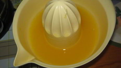 минтай с апельсиновым соком