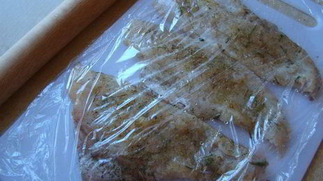 окунь морской на гриле