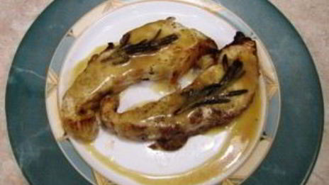 осетрина в духовке в фольге