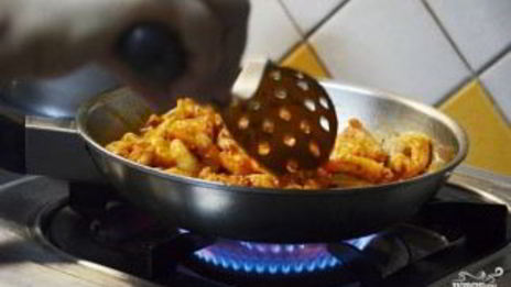 острые креветки