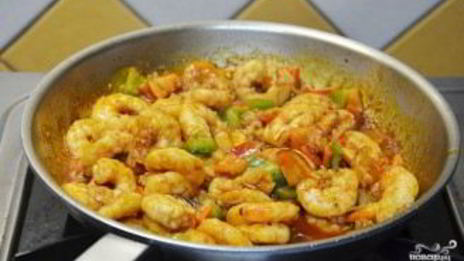 острые креветки