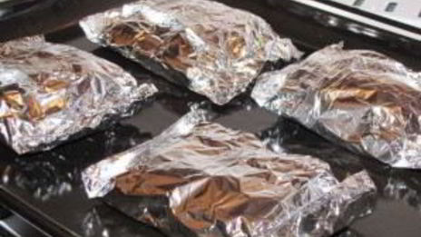 палтус в духовке в фольге